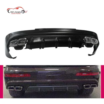 06-15 for Audi Q7 Auto Parts Modified Square Mouth Tail Lip Throat Accessory SQ7 Accessories