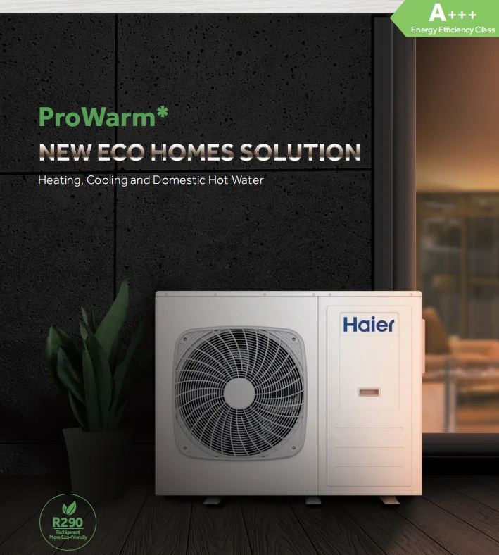 Haier Heat Pumps Hvac System R290 Eco Full Dc Inverter Air Source Air ...