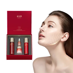 Anti-wrinkle Hydrating Moisturizing Anti-aging Peony Extract Four-piece Set with Hyaluronic Acid for Face