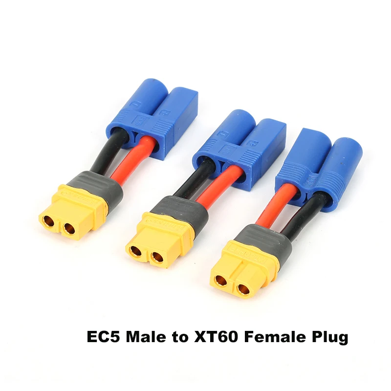 Rallonge XT60 Mâle/femelle – Connecteur Amass XT60H, Câble Silicone 12 AWG 100 Cm, Pour Batterie RC Lipo, Voiture/bateau/avion