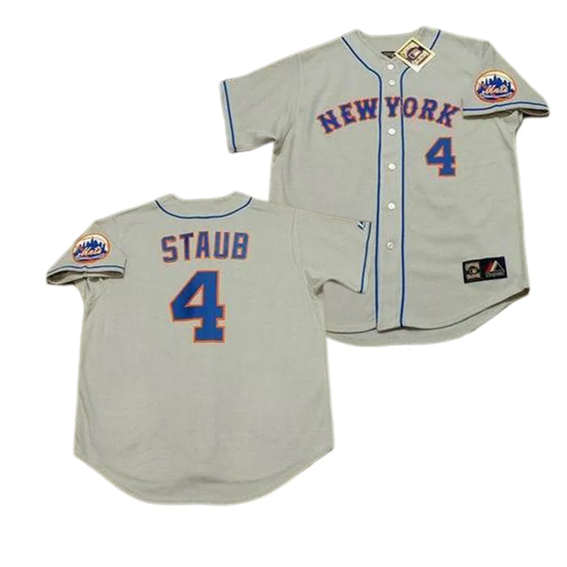 Wholesale Men's New York 1 MOOKIE WILSON 3 BUD HARRELSON 4 RON SWOBODA 5  DAVID WRIGHT 8 YOGI BERRA Baseball Jersey Stitched S-5XL From m.