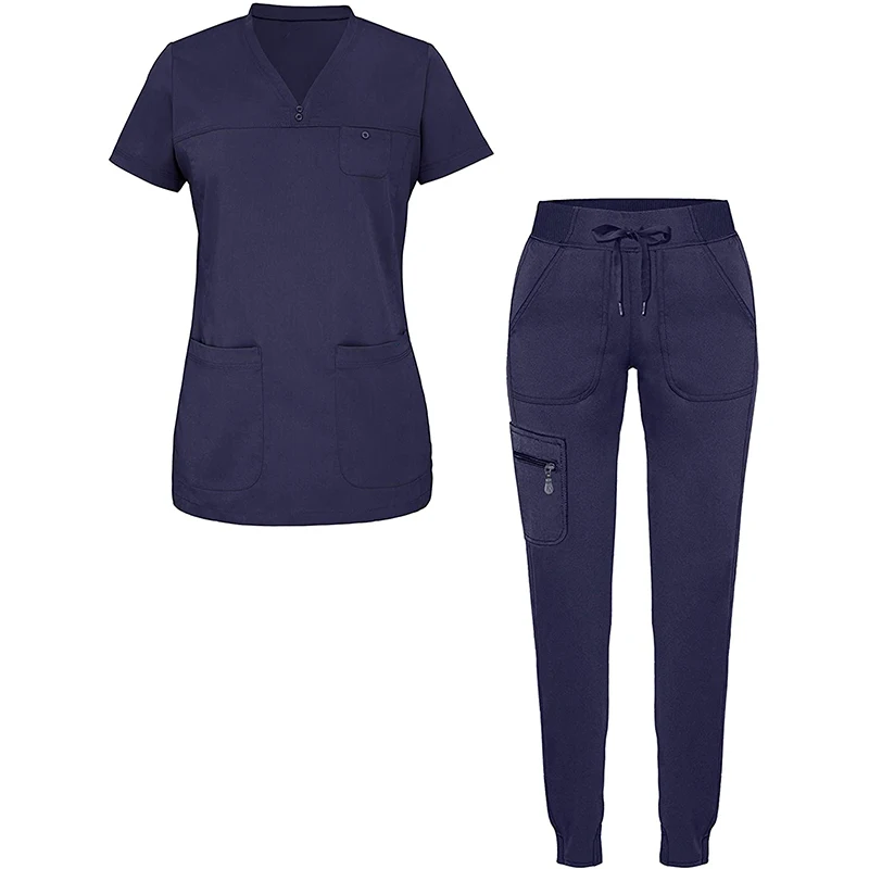 Professional Hospital Women Nurse Medico Scrubs Uniform Sets Stretch ...
