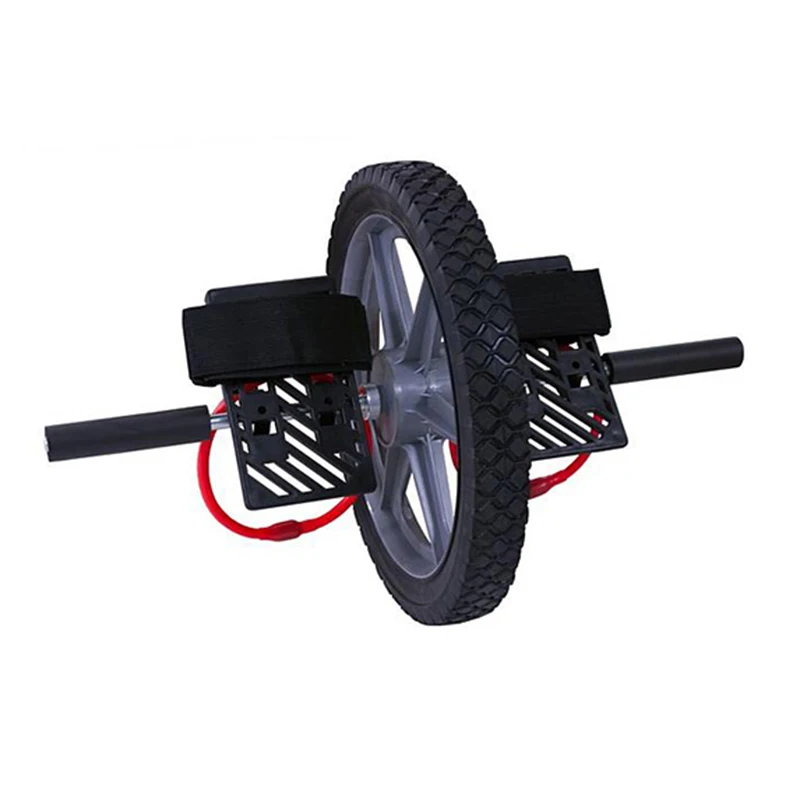 Ab Wheel with Foot Straps Enhance Core Stability at Home