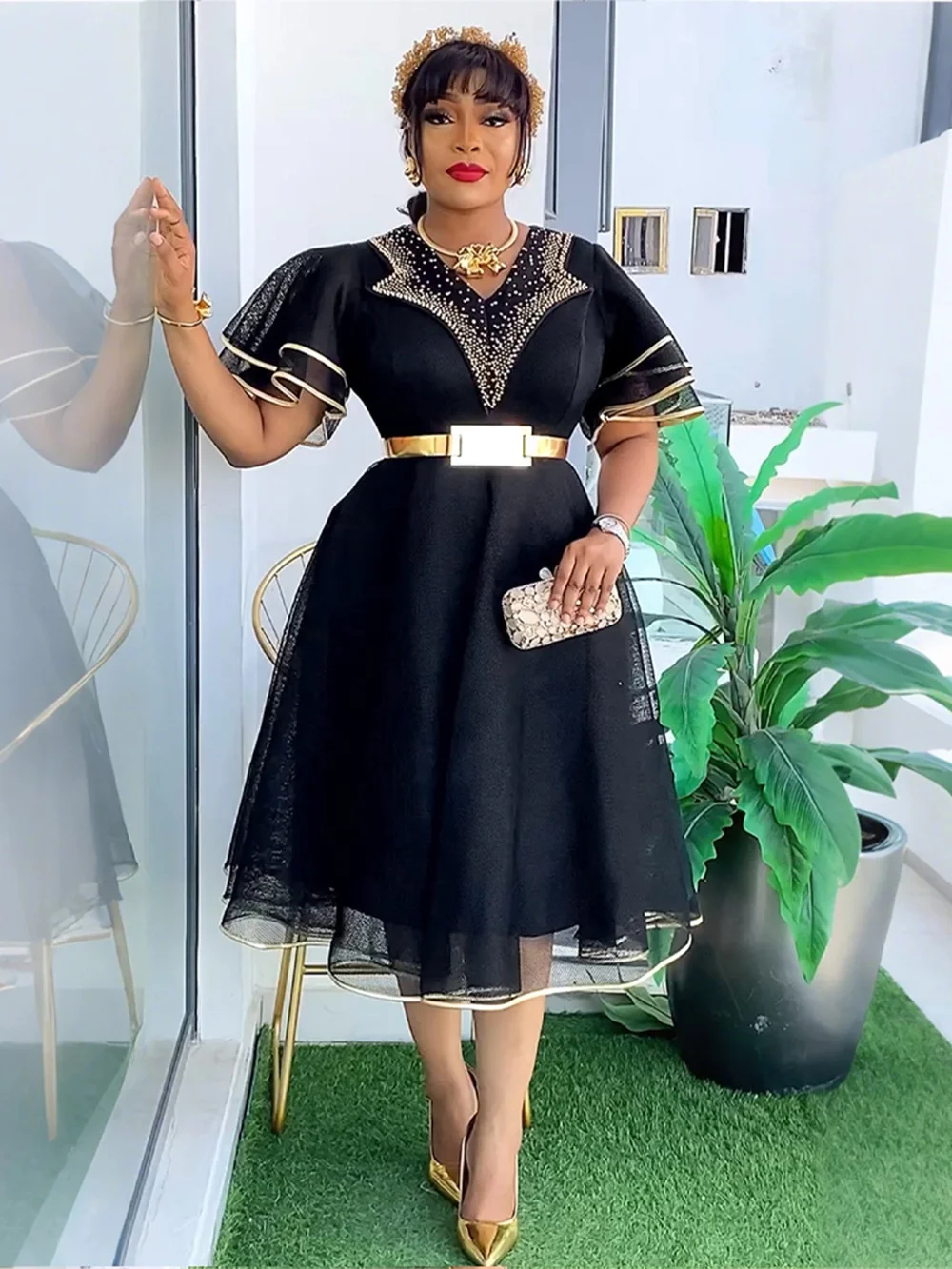 African Dresses for Women Plus Size Africa Clothes Dashiki Ankara Turkey Outfits Gown Elegant Muslim Wedding Party Long Dress African Dresses for Women Plus Size Africa Clothes Dashiki Ankara Turkey Outfits Gown Elegant Muslim Wedding Party Long Dress