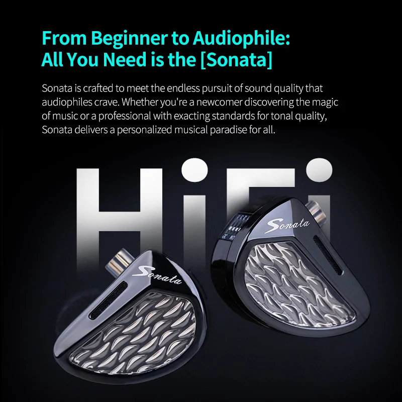 KZ Sonata 28BA Units HIFI Earphones - Tunable Gaming Earbuds