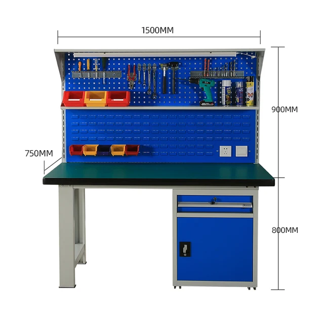Multifunction Industry Process Work Table Industrial Workbench Work Table For Workshop Garage