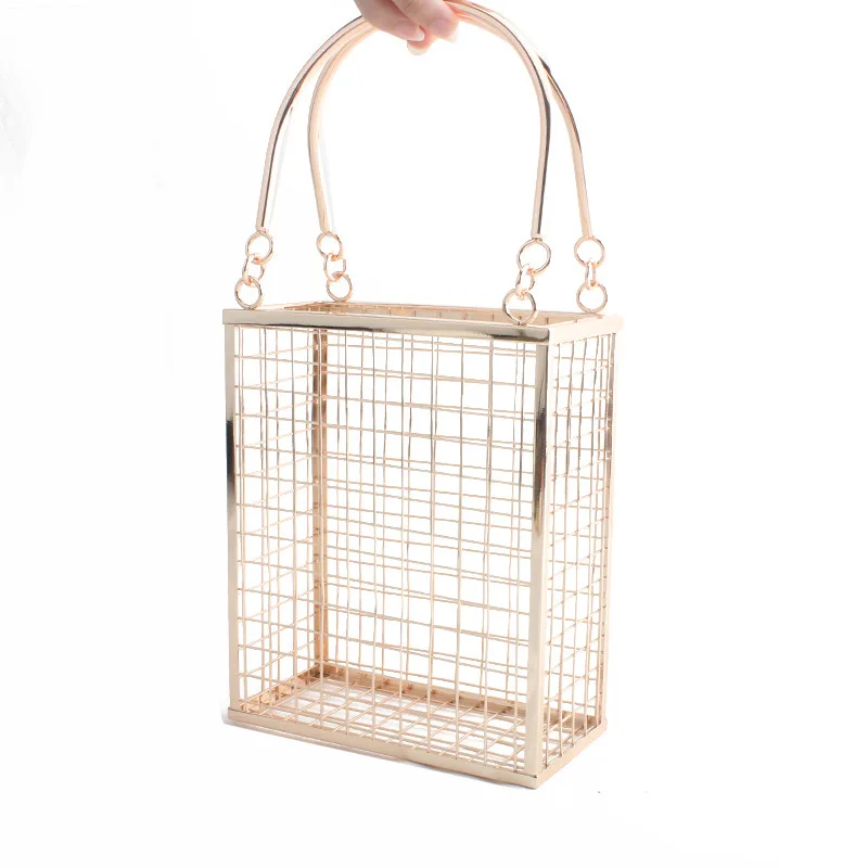 Metal best sale cage purse