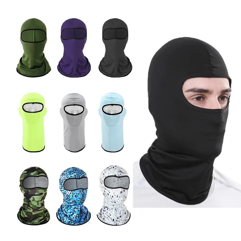 QIZHIMEI UV Protector Scarf Shiesty Mask Pooh Shiesty Mask Military Balaclava Sun Protection Long Neck Cover Ski Mask BikeBandana