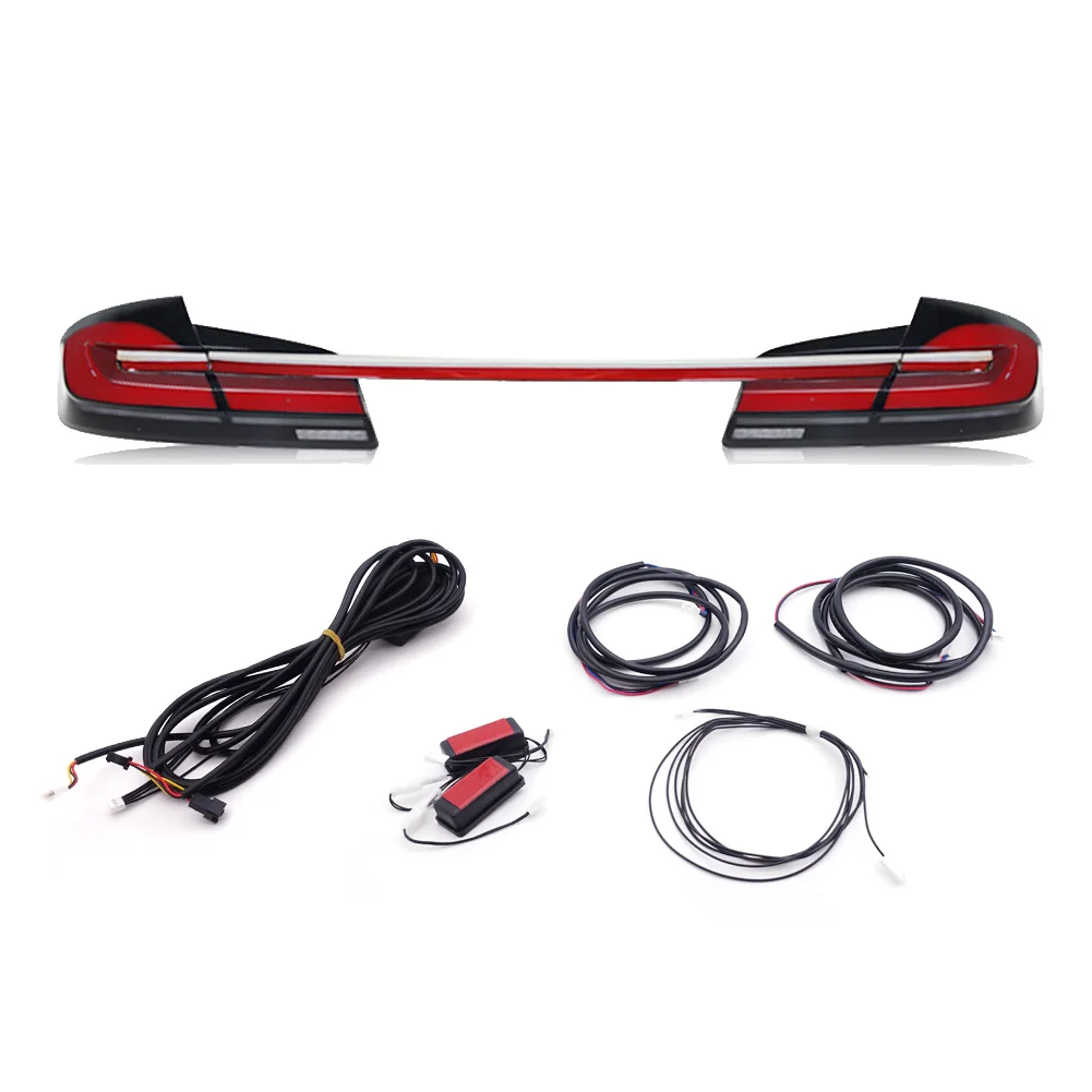 F10 to G30 Style Car Tail Light with Middle Lamp for BMW F10 Tail Light with bar F18  M5 Tail Lamp 2011 F10 Light Plug and Play