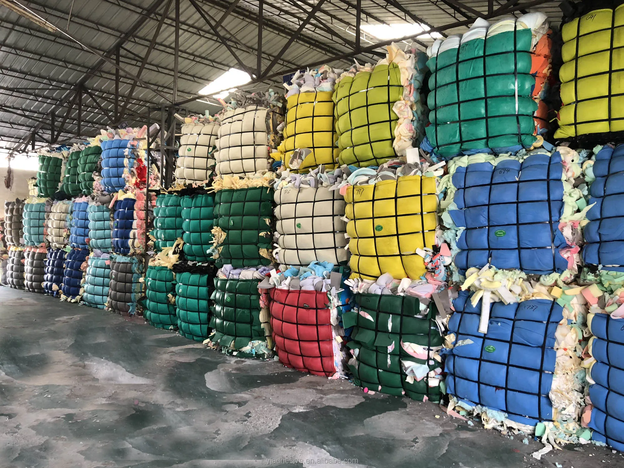 Foam Shredded Memory Recyclable Foam Scrap Shredded Gel Memory Foam For