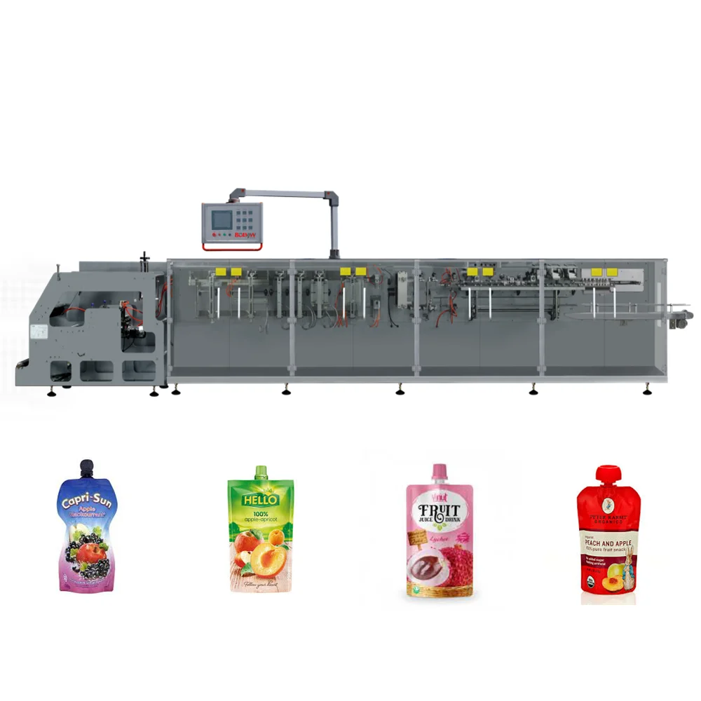 Автоматическая жидкостная пакеты с устойчивым дном из сока упаковочный аппарат для соуса дой-Пак разливочная машина упаковочная машина для жидкостей