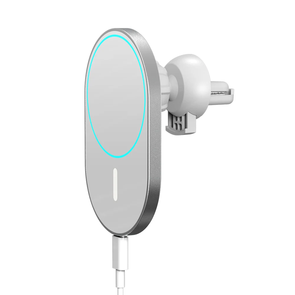Зарядное устройство Magsaf, 15 Вт, алюминиевое Беспроводное зарядное устройство Magsafing для iPhone 12