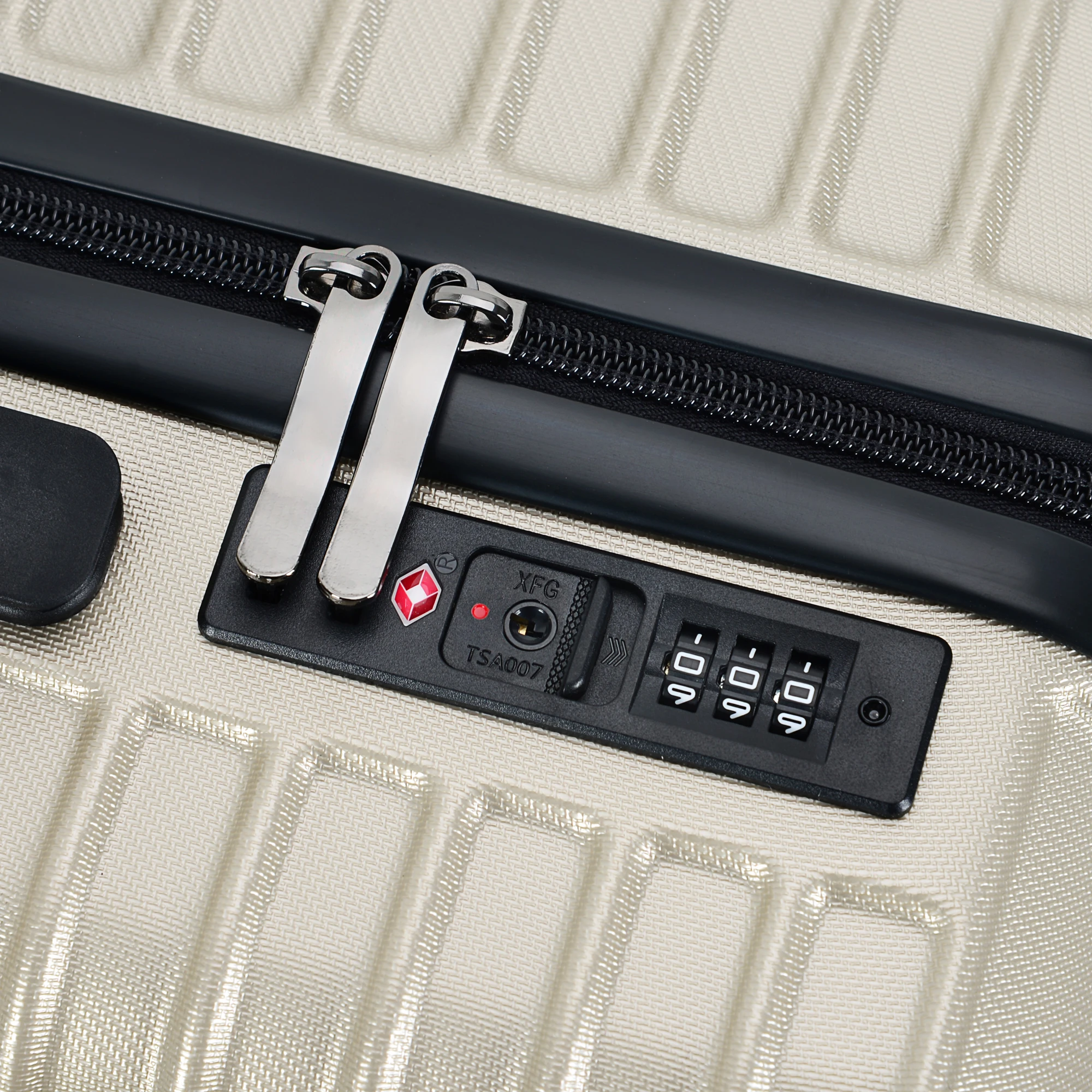 Removable Wheels Cabin Abs Pc Suitcase Luggage Easy To Install And Save Loading Space Buy