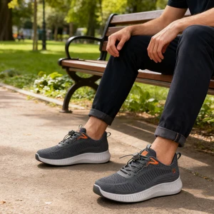 Summer Men's Basketball Style Shoes Large Size 47 48 Full Palm Air Cushion Sports Casual Flying Woven Surface