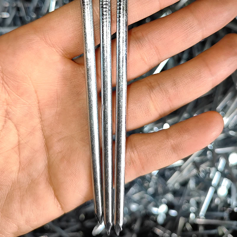 Ordinary Nail Custom Pure Clous Iron Nails 5mm Diameter 7cm 15cm 20cm 10cm Round Head Construction Flat Head Style Polished
