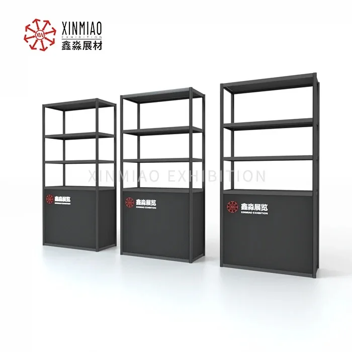 Counter for Exhibition Booth, Octagonal Custom Aluminum Lockable ...