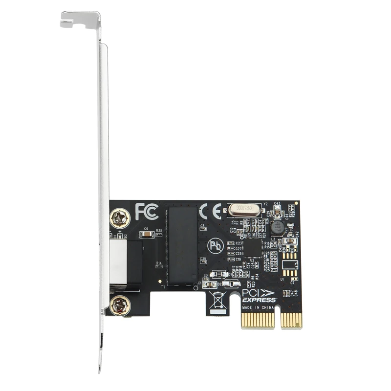 Plug and Play Realtek 8111E Controller 1GB Single Port PCIe RJ45 Network Card
