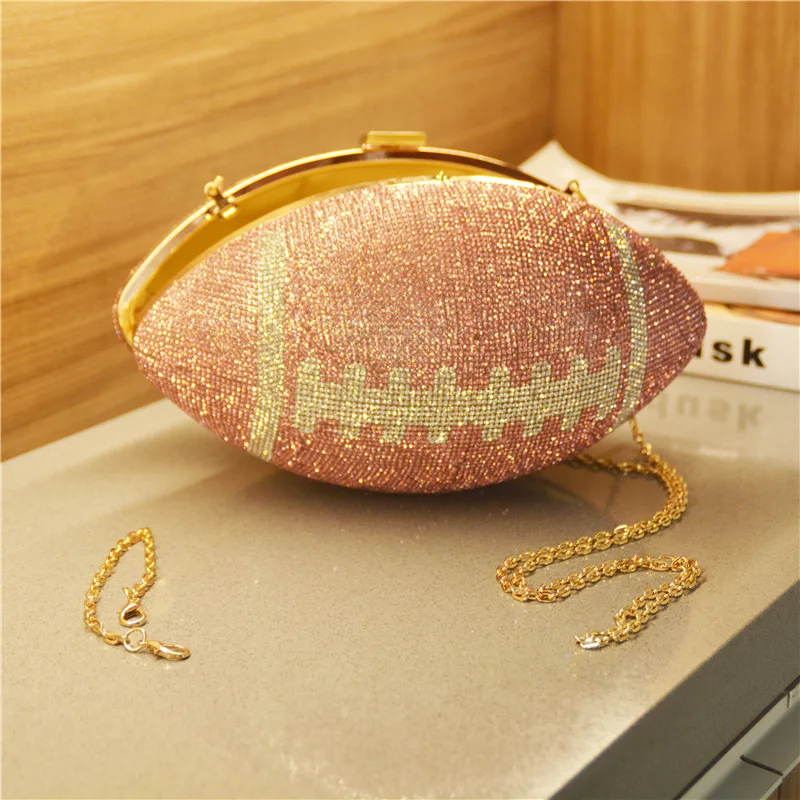 Wrapables Crystal Bling Key Chain Keyring with Tassel Car Purse Handbag  Pendant, Football | Oriental Trading