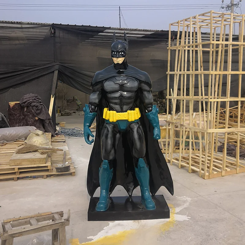 Custom Fiberglass Resin Life Size Anime Statue Batman Statue - Buy Life Size  Anime Statue,Life Size Statues,Life Size Batman Statue Product on  