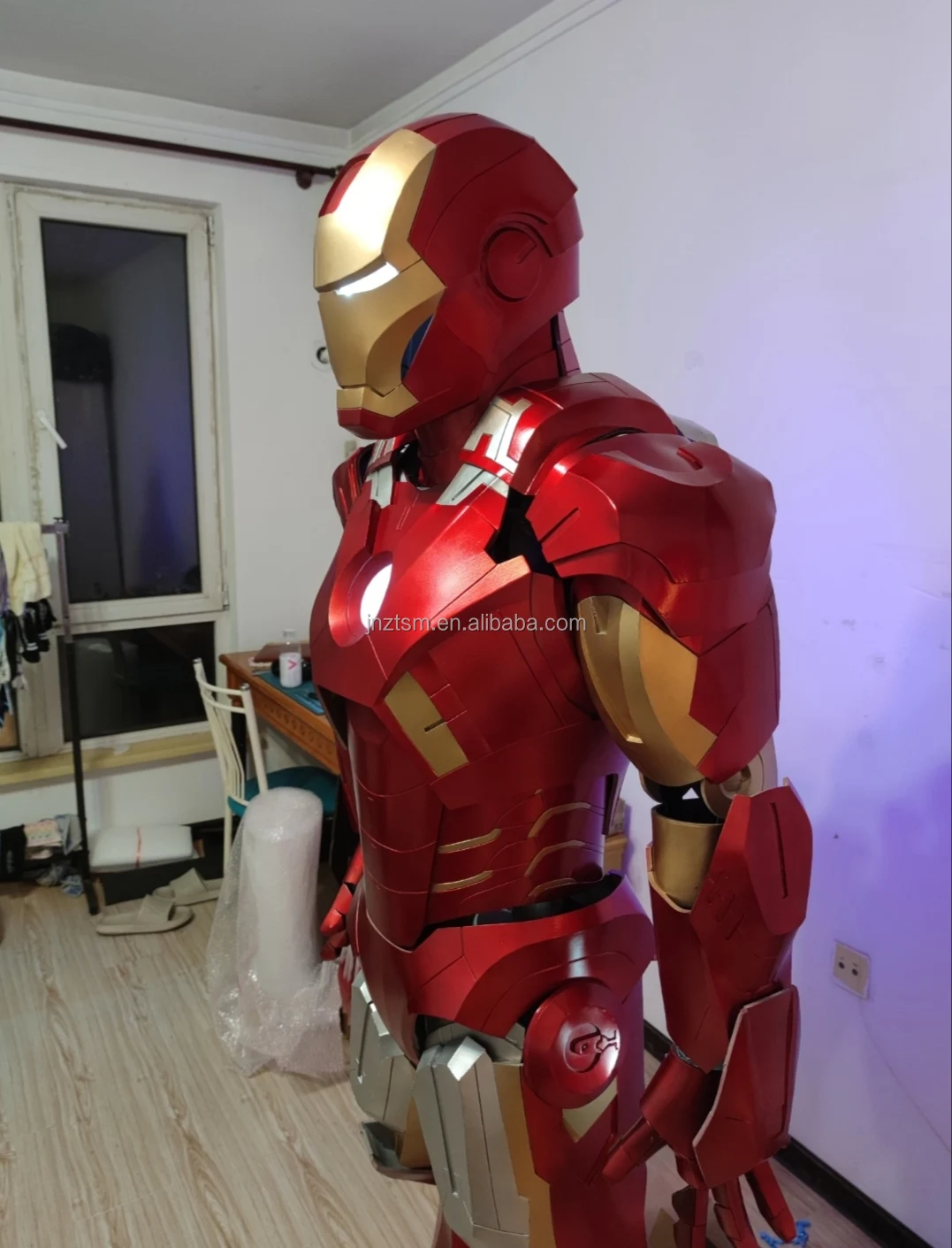 Iron Man Costume Robot Costume Cosplay Tony Stark Mk7 Statue Adult ...