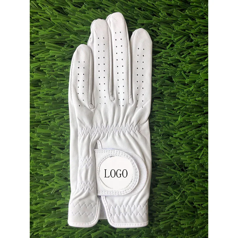 Wholesale Golf Gloves Indonesia 100 Aaa Cabretta Leather Custom Logo