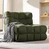 green-one-piece high density sponge-corduroy fabric