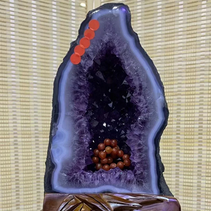 Wholesale Crystals Healing Stones Uruguay Amethyst Geode Natural Large Amethyst Cathedral For