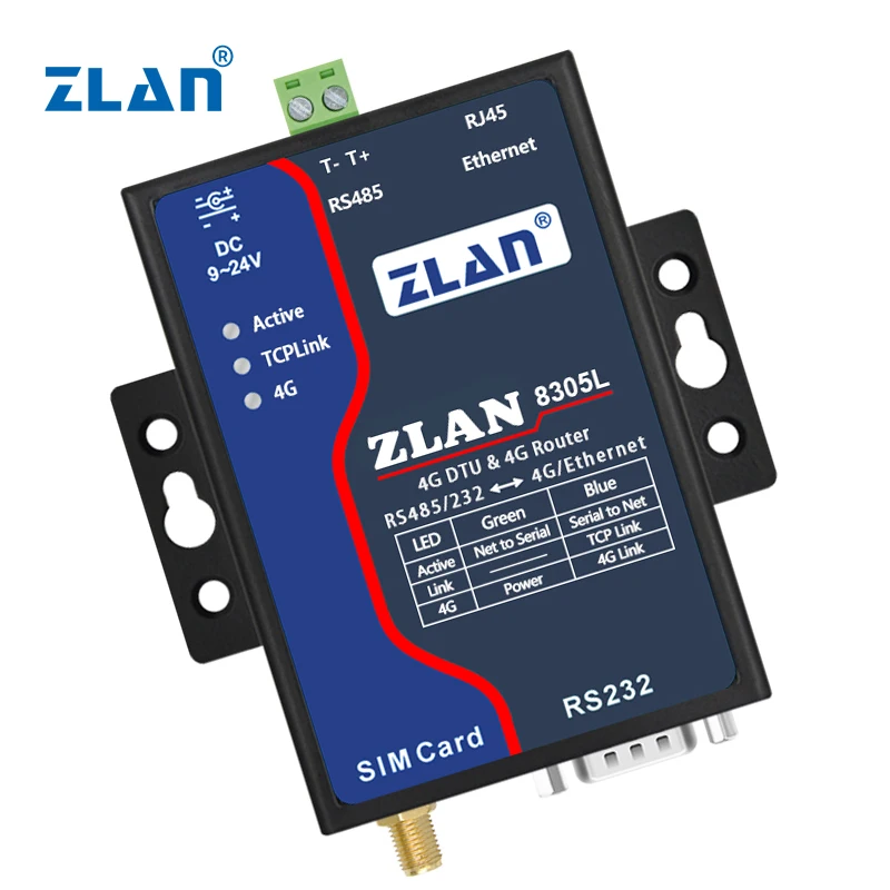 gateway 4g rs485 to ethernet and 4g LAN high speed IoT industrial converter