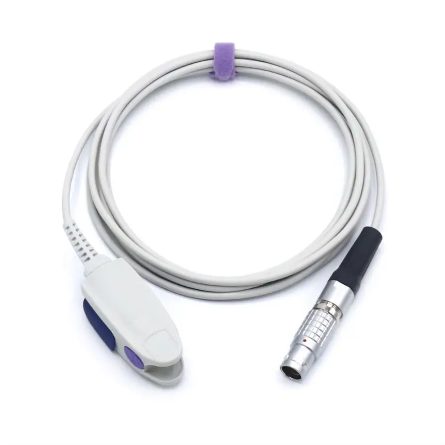 Drager Siemens M35370 5720084 Reusable Adult Clip Spo2 Sensor with 8 Pins Spo2 Probe