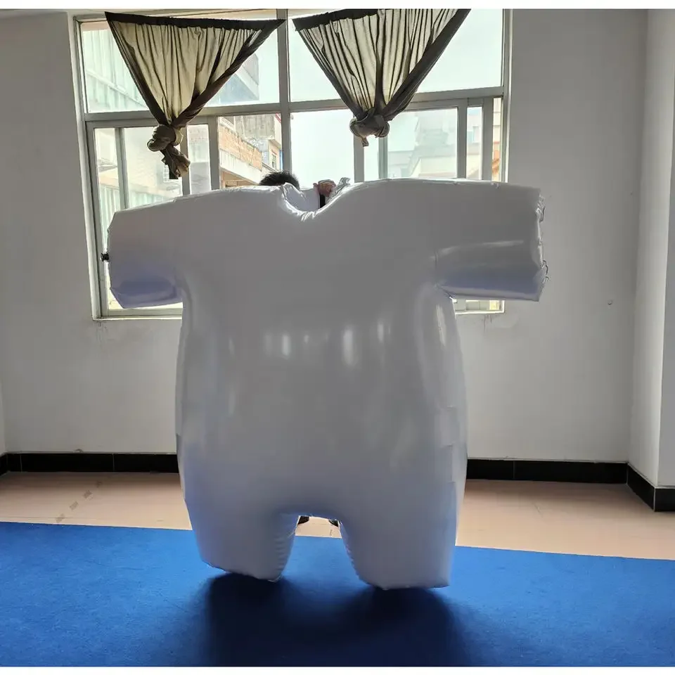 Custom White PVC Inflatable Body Suit for Advertising Inflatables