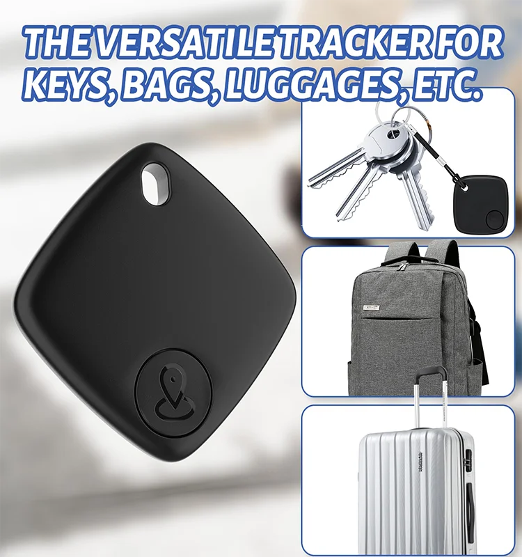 CE ROHS Certified Plastic Find My Smart Key Finder Locator Wallet Luggage Tracking Mini Tracker App Remote Control for Keys Bags