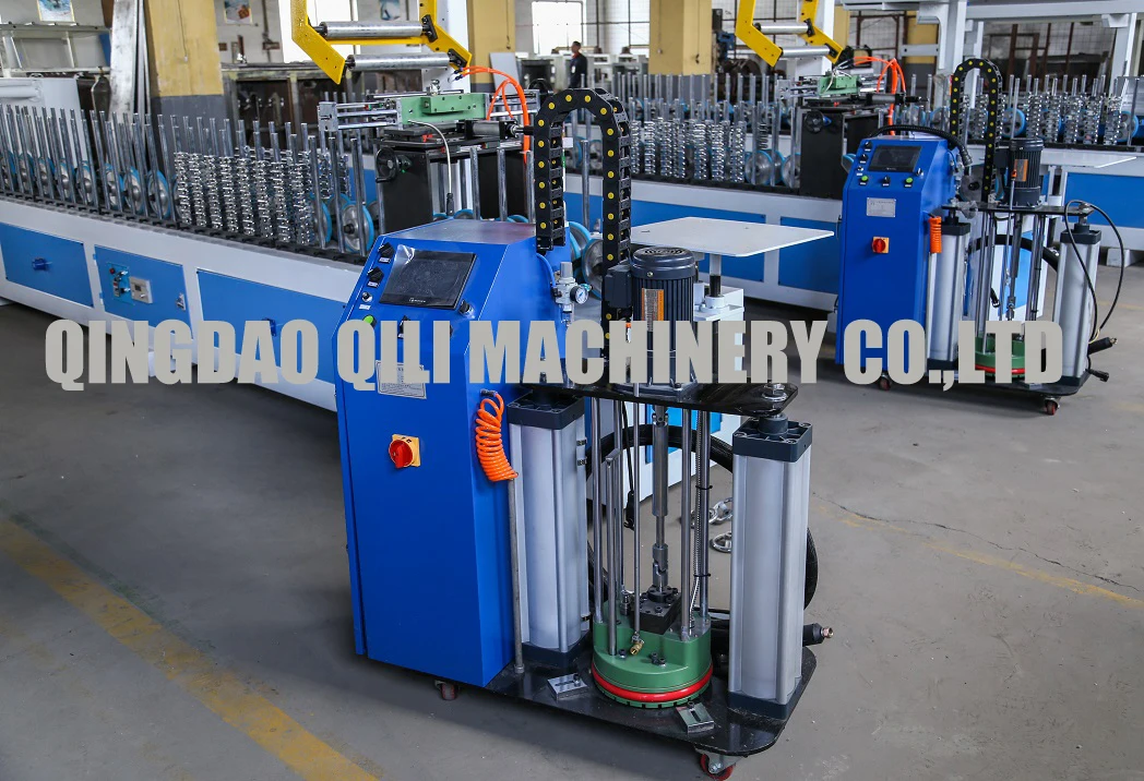 UPVC Profile Film Membrane Press Machine with PUR Hotmelt Glue