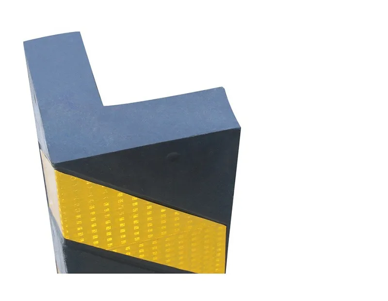 600*150*50mm Roadway Products Parking Garage Edge Safety Corner Guard Wall Protector Rubber Material Corner Protector manufacture