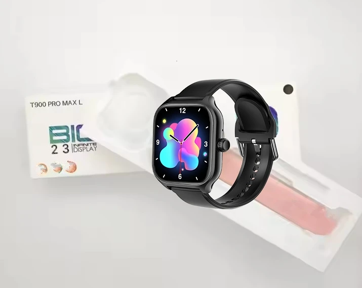 L Series 10 T900 Pro Max Smartwatch with 2.3 Inch Big Screen Inteligente Phone Reloj Features Compass and Calendar