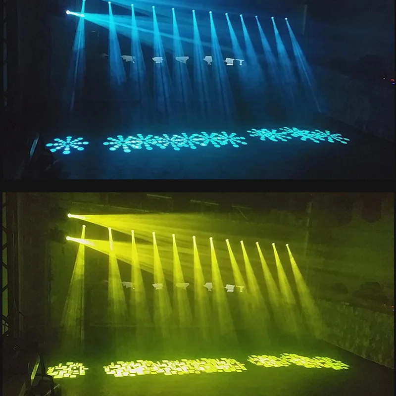 LS10 Small Sharpy Beam Moving Head Light LED Spot Lights 10 Watt With Rotating Gobo