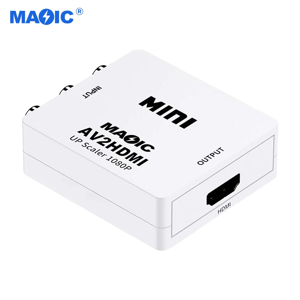 Factory Price Mini Size Av to hdmi Converter Hot HD Video