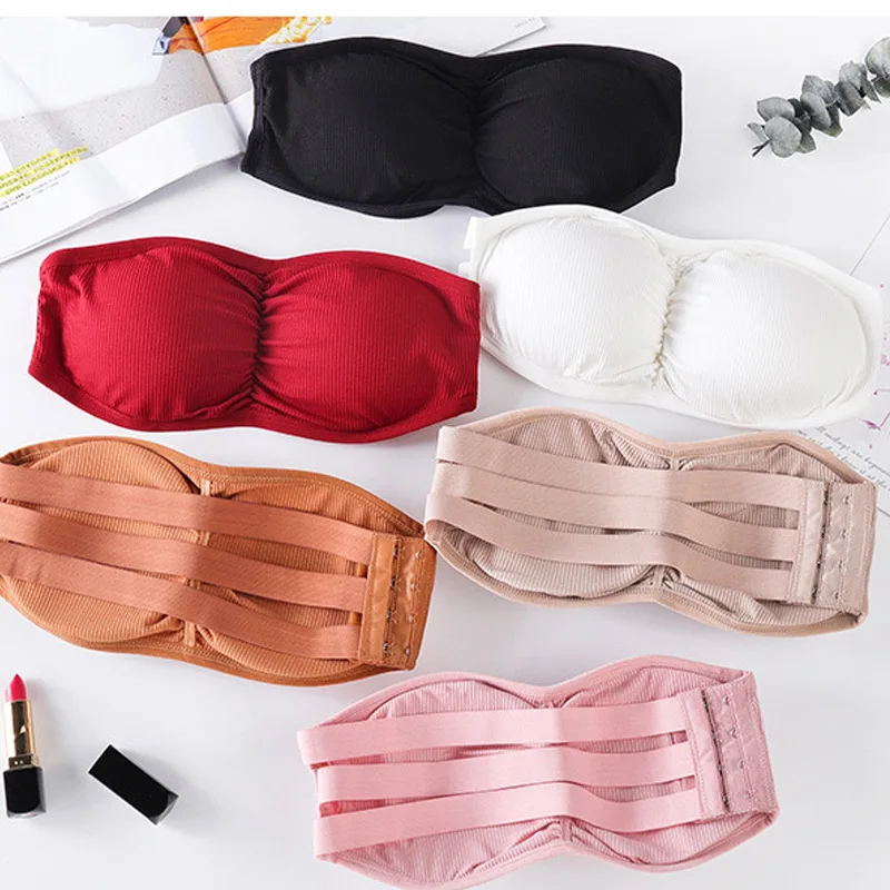 factory wholesale women's seamless bandeau strapless