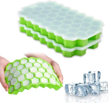 Hot selling Food Grade ice mold Good Quality ice cube maker good price 37 cavities silicone ice cube tray