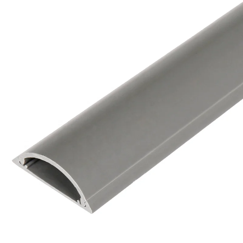 Factory High-quality Customized Curved PVC Trunk Cable Invisible Anti-stepping Semicircular Trunking
