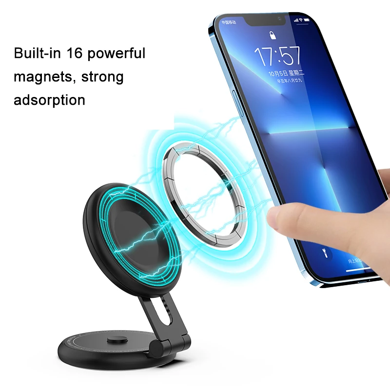 Лидер продаж магнитный держатель для телефона в автомобиле универсальный мобильного на приборной панели подставка с поворотом 360 градусов автомобильный телефон несколькими