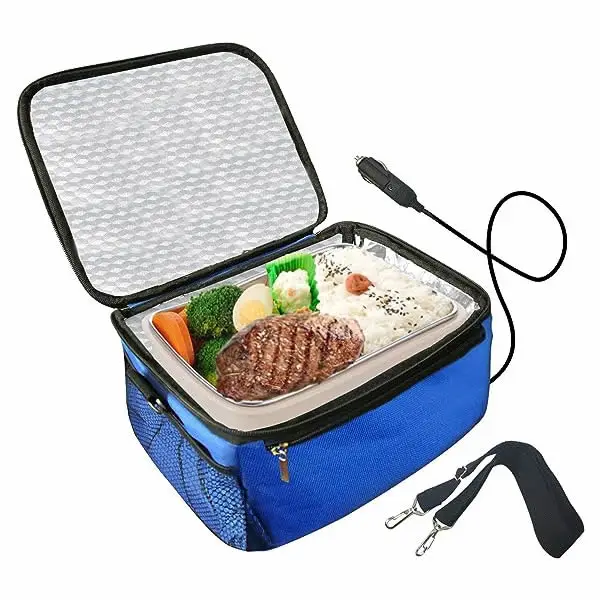 12v Portable Oven Personal Food Warmer For Car Heated Lunch Bag For ...