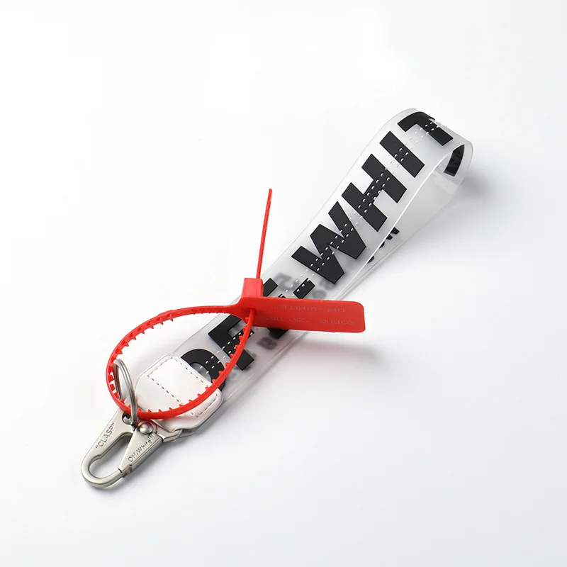 RUBBER KEYCHAIN in black  Off-White™ Official FI