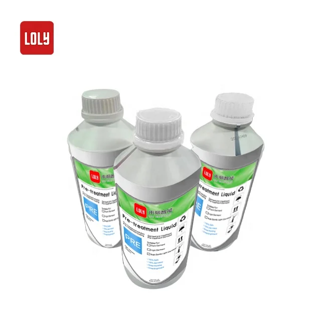 China Factory high quality 1000ml Garment Pre-treatment Specialized DTG pre-treatment liquid for cotton T-shirt DTG printing