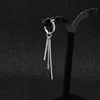 E021-Silver 2 (no ear hole earring)