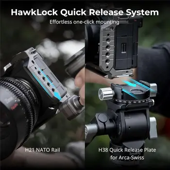SmallRig Hawklock Quick Release Cage Kit for Sony Alpha 6700, with Multiple Mounting Interfaces and Built-in Quick Release 5060 detail image