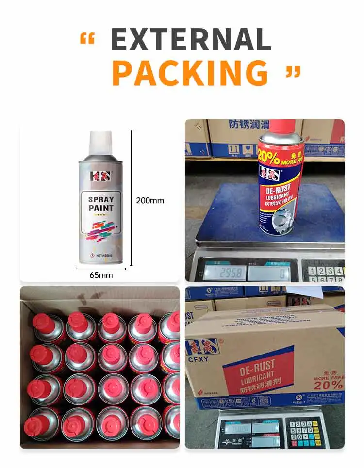 Hosen Waterbased Aerosol Spray Paint Eco Friendly Acrylic Spray Paint