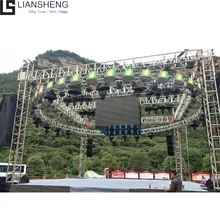 Hot Selling High Quality Tower Lighting System Display Aluminum Truss Single Tube 2mm