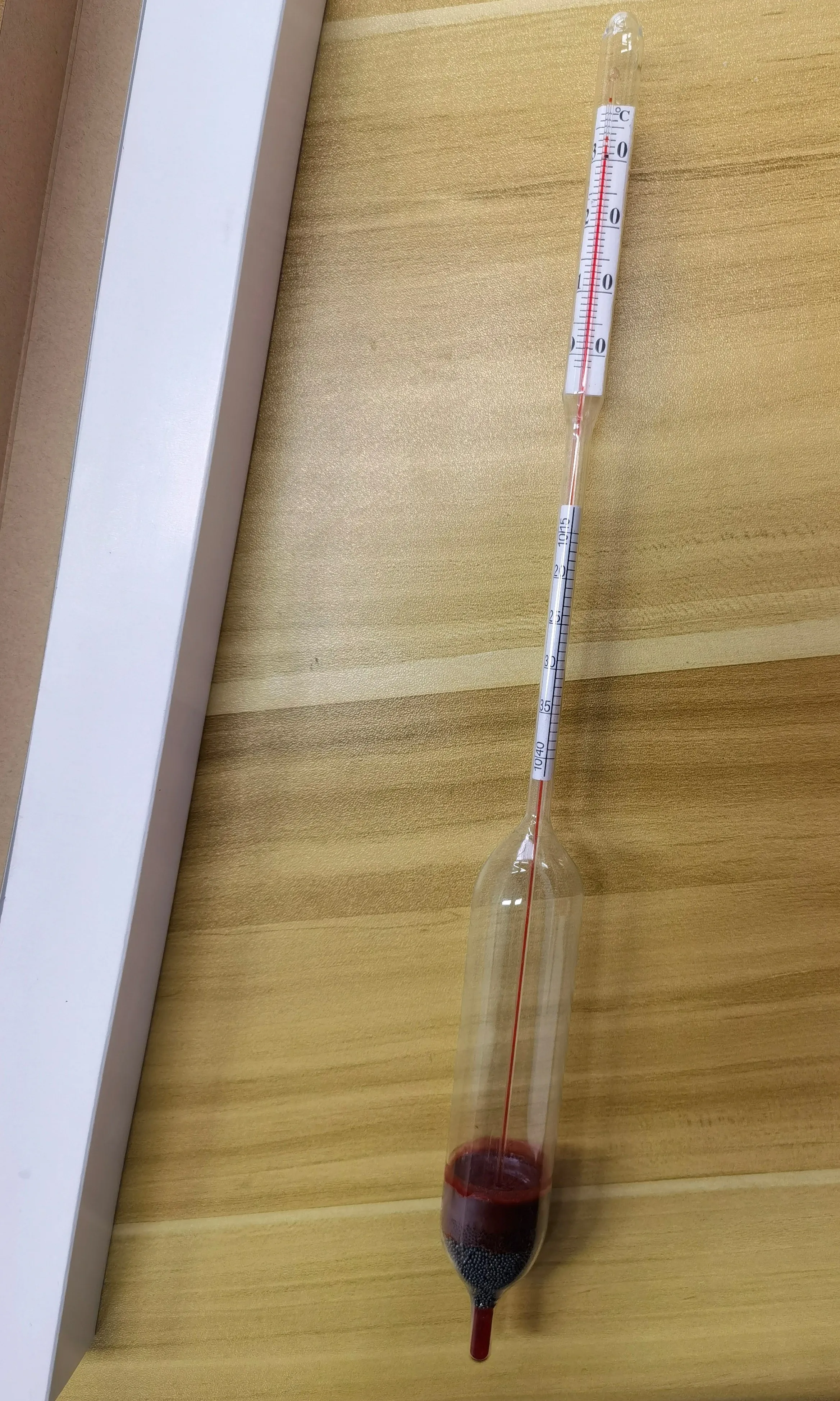 Customized Milk Hydrometer With Temperature 1540 Measurement Densimeter Milk Goat 'milk Density