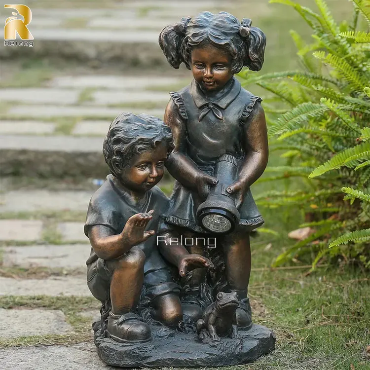 子供たちが遊ぶブロンズ庭園等身大ブロンズ像子供たち販売中| Alibaba.com