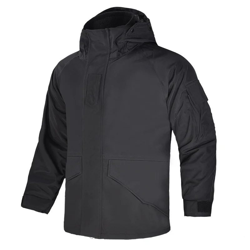 Jinteng Warm and Windproof Two-piece Set Hiking Autumn Winter Jacket Tactical Camouflage Fleece Jacket